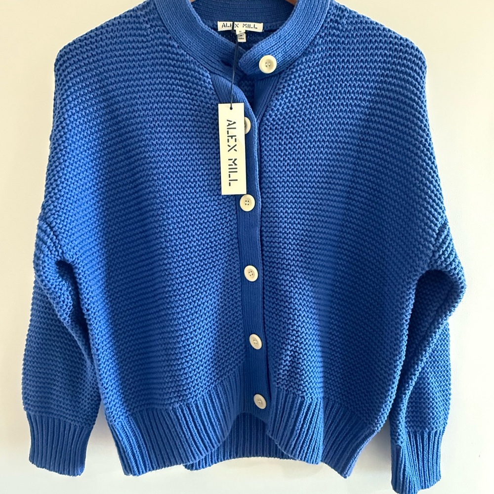 Alex Mill Women's Vibrant Blue Cardigan